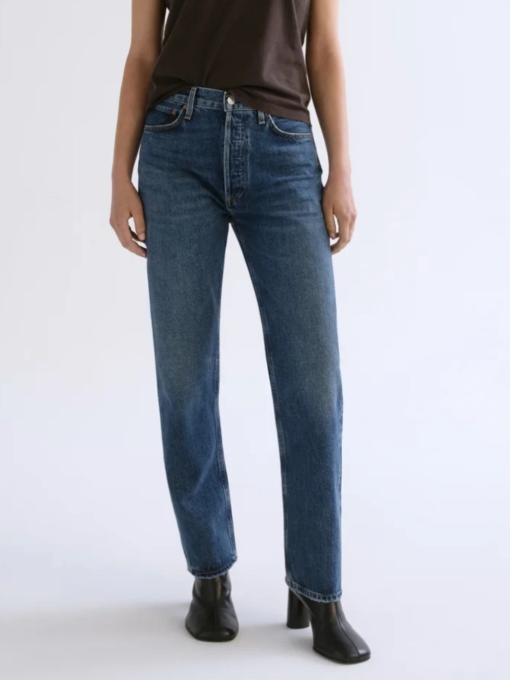 Agolde 90'S Pinch Waist High Rise Straight Leg Jeans - Size 26